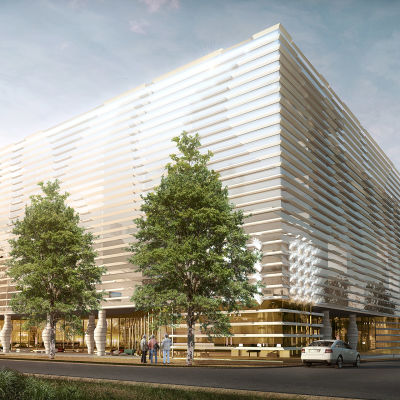 Kameha Grand Zürich – Aussenansicht Nordost Kameha Grand Zürich – Aussenansicht Nordost